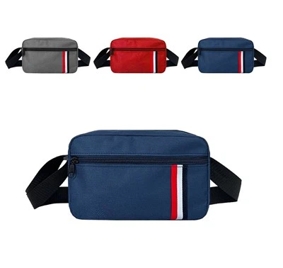 Ženska luksuzna vodoodporna torbica za okoli pasu Prilagodljiva mini športna torbica z nastavljivo prsno torbo z zapiranjem na zadrgo Vadba Tek